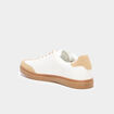 Tennis basses &agrave; lacets blanc homme