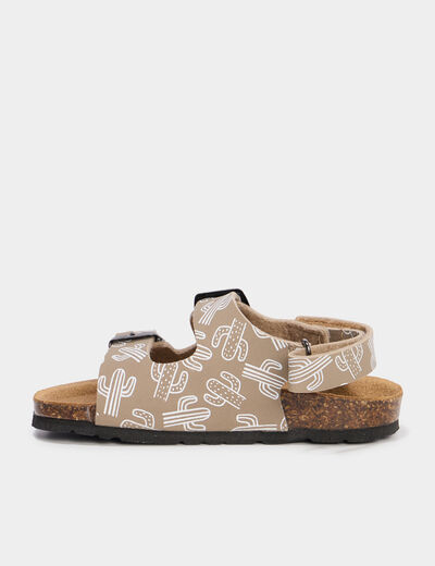 Sandales avec boucles bleu garçon