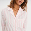Chemise de nuit manches longues coton ecru femme