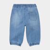 Jeans jogger bas &eacute;lastiqu&eacute; coton denim bleach b&eacute;b&eacute; gar&ccedil;on