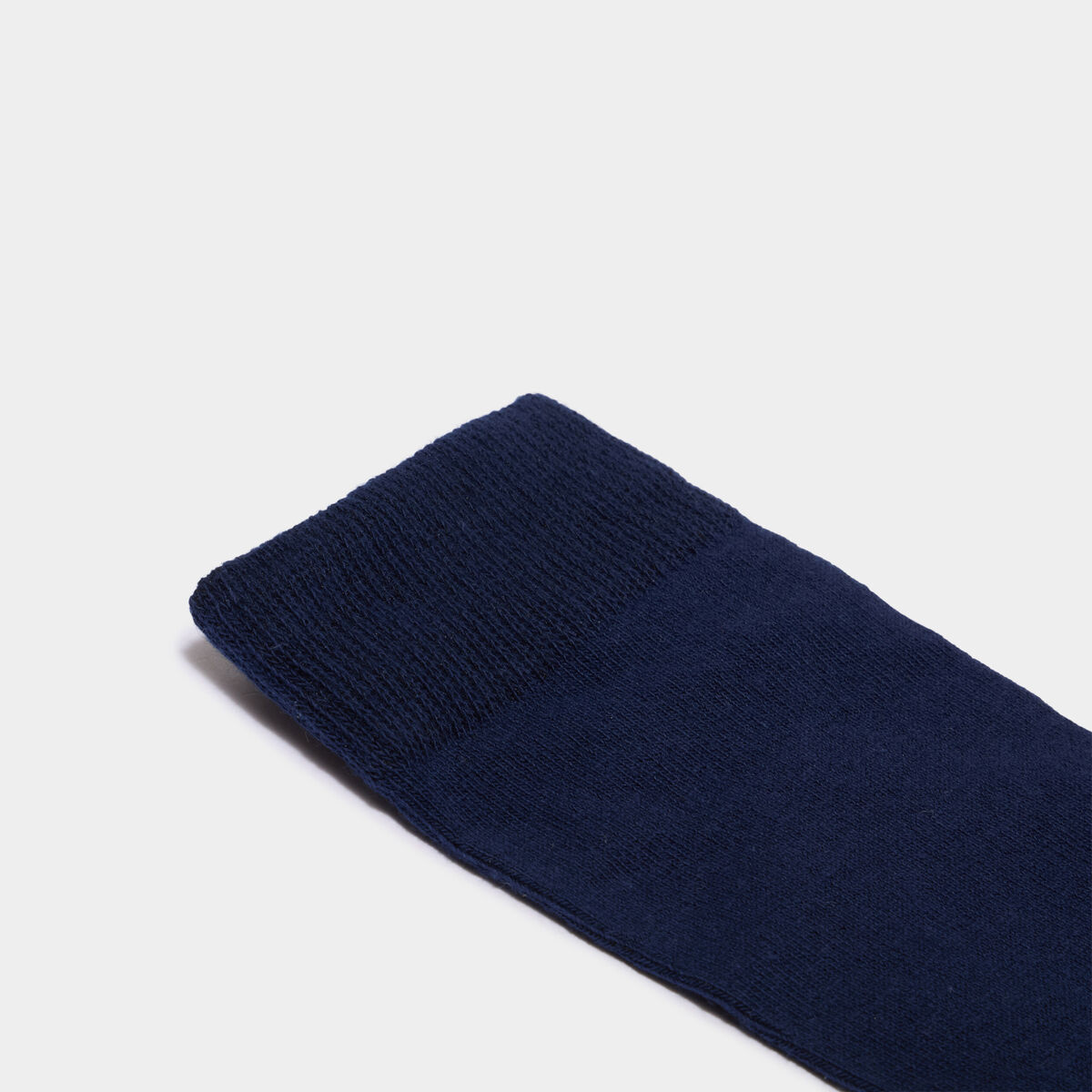 Lot 5 paires chaussettes m&eacute;lange coton bleu marine homme