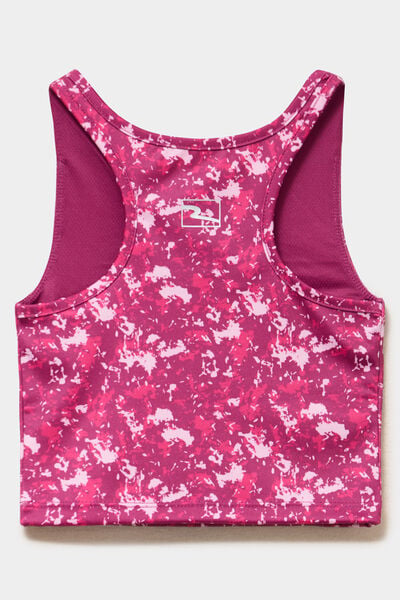 D&eacute;bardeur Brassi&egrave;re de sport prune fille