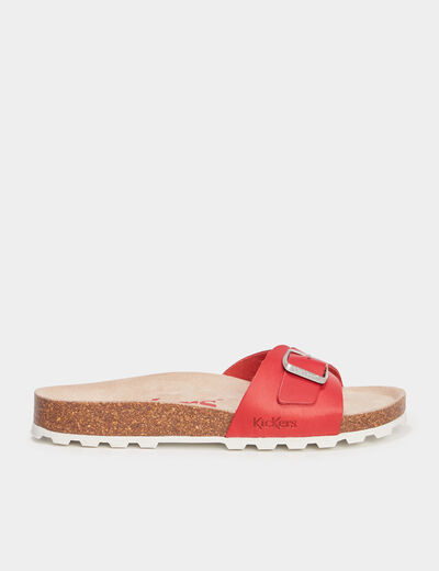 Mules Kickers Kickeyra rouge femme
