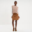 Gilet effet 2-en-1 beige femme