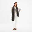 Pull manches longues avec boutons beige femme