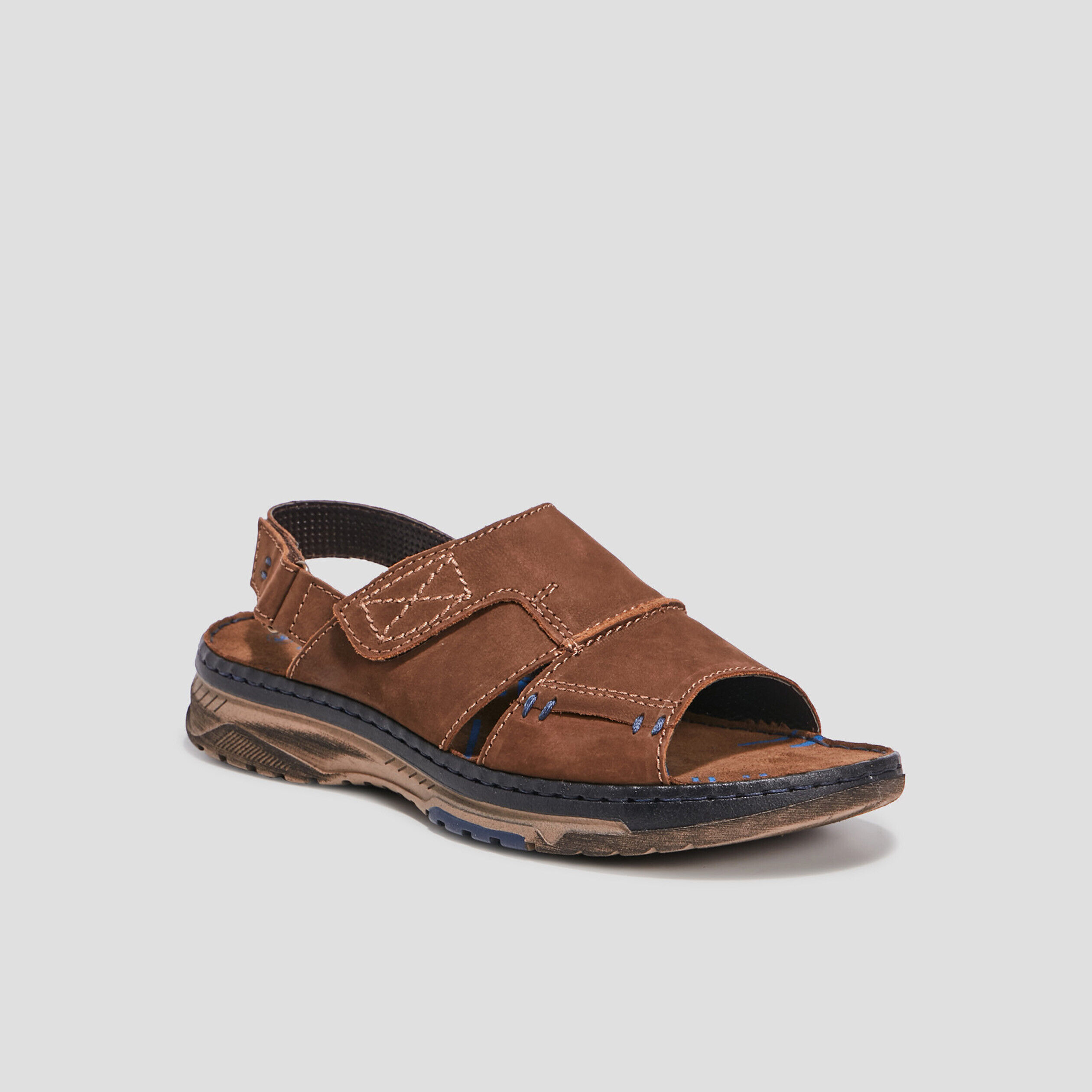 Sandales en cuir Trappeur marron homme TRAPPEUR