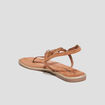 Sandales en cuir Mosquitos marron femme