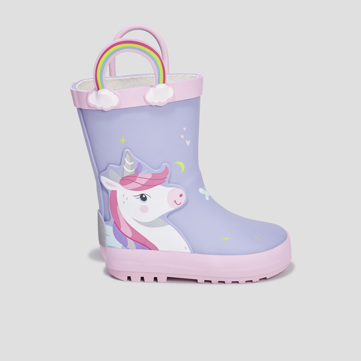 Bottes de pluie multicolore bébé fille