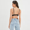 Soutien-gorge maxi push-up dentelle noir femme