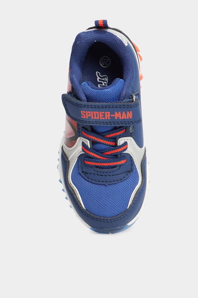 Baskets running lumineuses Spider-Man bleu gar&ccedil;on