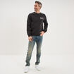 Sweat molleton manches longues Fender noir homme