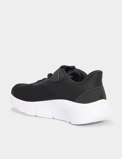 Baskets running à scratchs Puma noir garçon