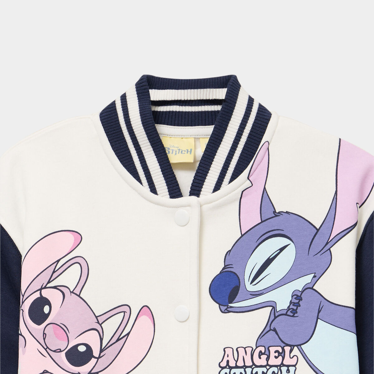 Gilet boutonn&eacute; col teddy Stitch multicolore fille