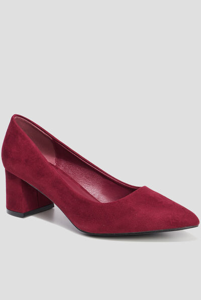 Escarpins à talons rouge femme