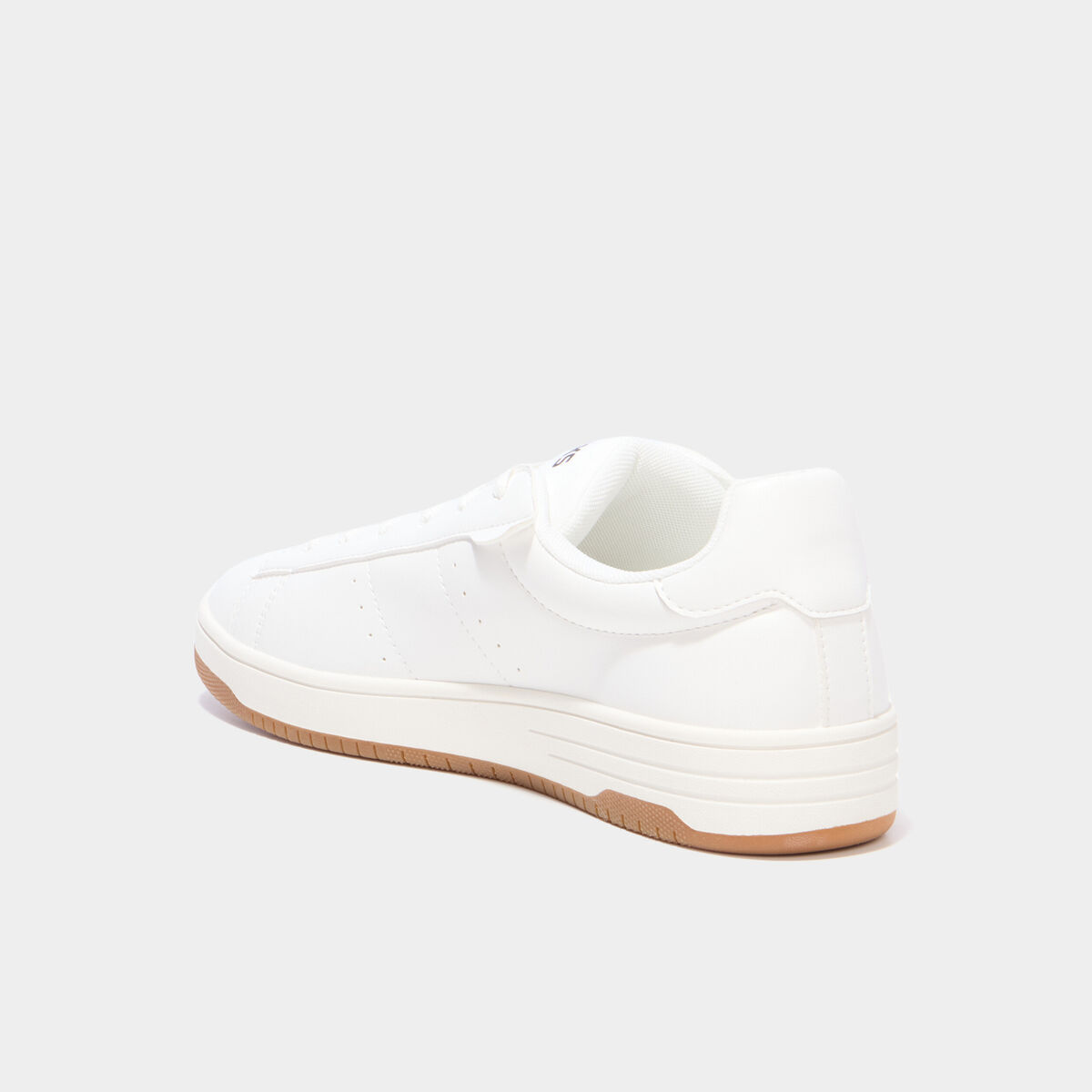 Tennis basses avec lacets blanc homme