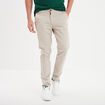Pantalon chino slim coton sable homme