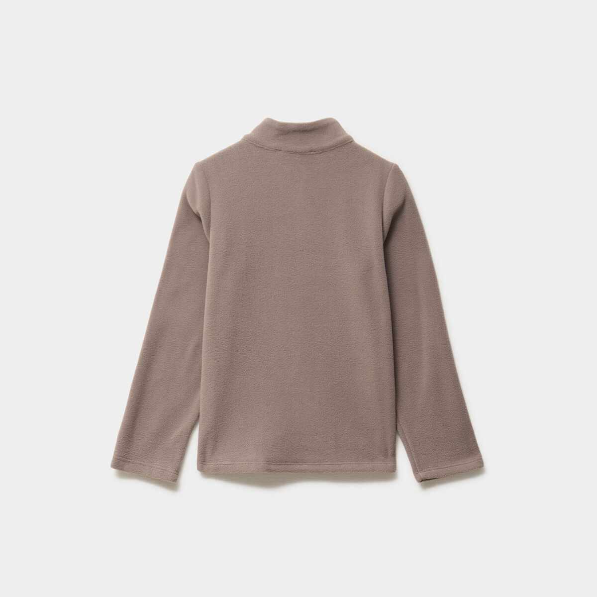 Sweat polaire col camionneur gris gar&ccedil;on