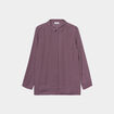 Chemise manches longues coupe ajustée rouge femme grande taille