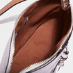 Sac rectangle en bandoulière ivoire femme