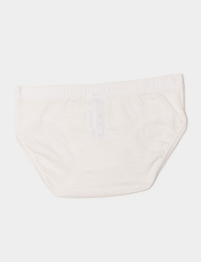 Lot de 7 slips coton vert garçon