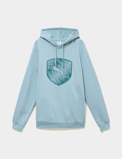Sweat hoodie &agrave; capuche Puma vert &eacute;meraude homme