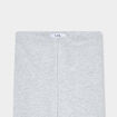 Legging long coton taille &eacute;lastiqu&eacute;e gris fille