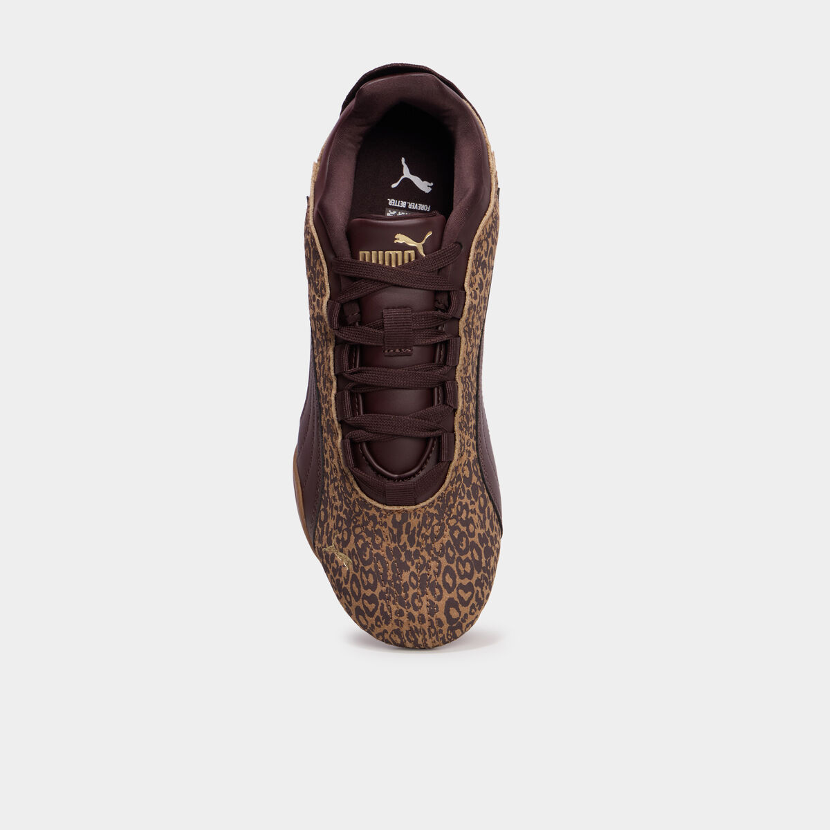 Baskets running lacets Puma Catch Soleil marron femme