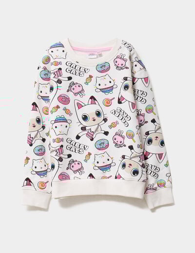 Sweat Gabby et la maison magique multicolore fille