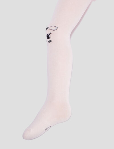 Lot 2 collants opaques multicolore fille