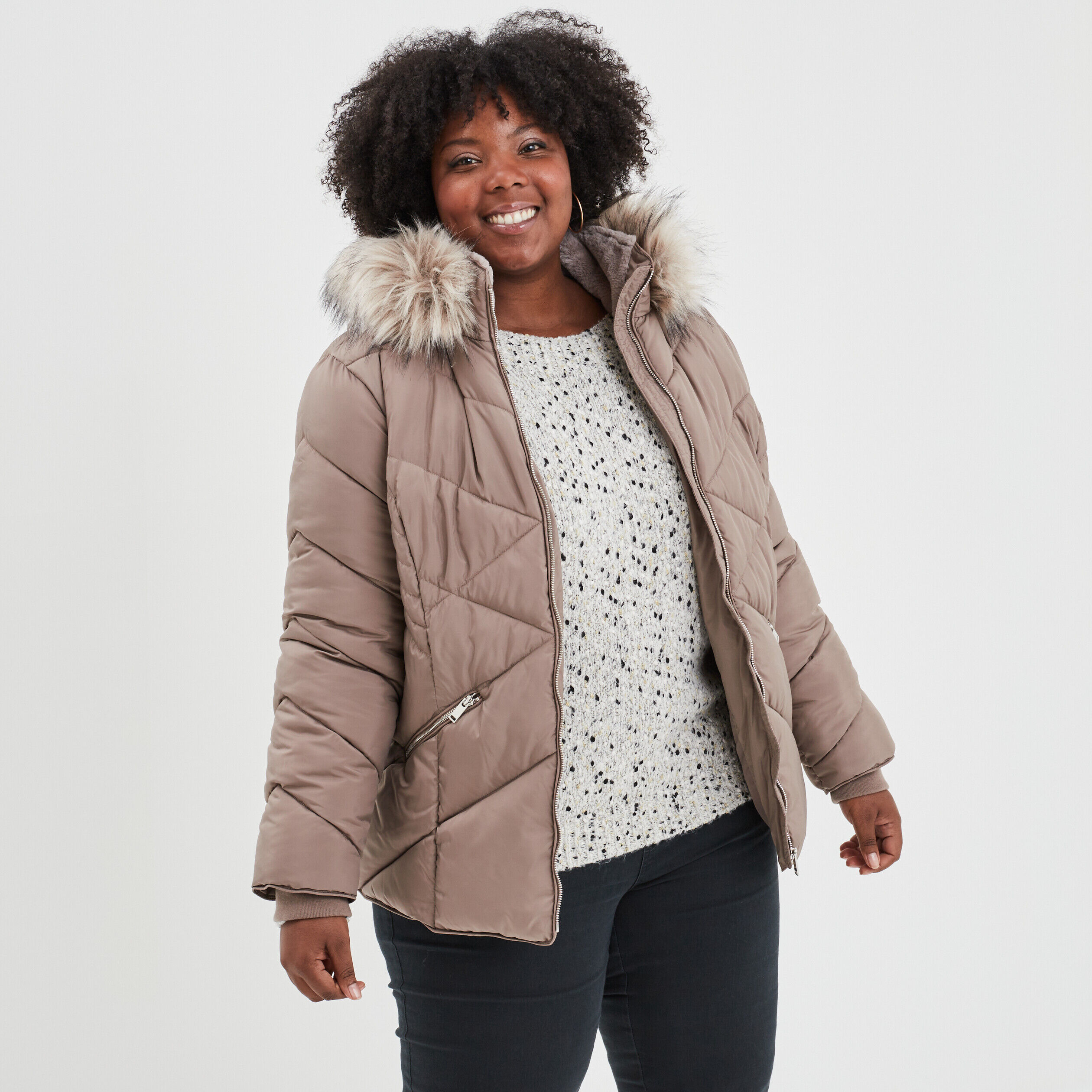 Doudoune grande taille femme pas cher