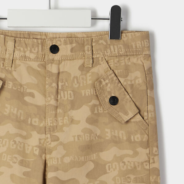 bermuda droit beige garcon Bermuda droit beige garçon