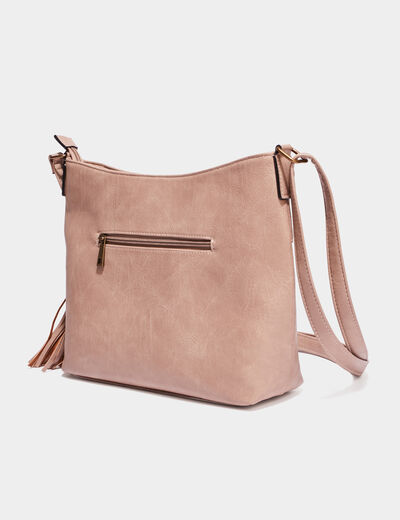 Sac en bandoulière sable femme