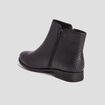 Bottines plates noir femme