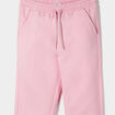 Pantalon de jogging bas élastiqué rose pastel fille