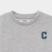 Sweat col rond manches longues gris clair gar&ccedil;on