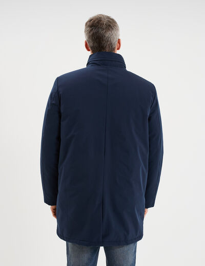 Parka 3-en-1 d&eacute;perlante bleu fonc&eacute; homme