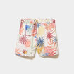 Short large fluide ecru femme