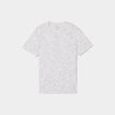 T-shirt droit col en V Liberto blanc homme
