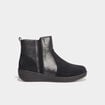 Bottines compensées Isotoner noir femme
