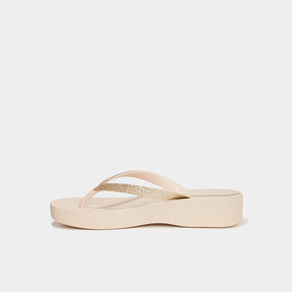 Tongs plateformes Ipanema sable femme