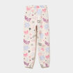 Pantalon de jogging molleton beige fille