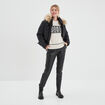 Pull avec torsades Liberto ecru femme