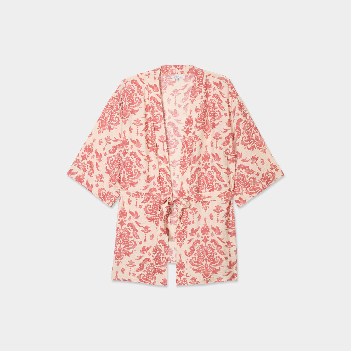 Veste Ceinturée Femme Esprit - Taille 6, Marron/taupe Uni - Mélange Coton - Occasion Très Bon état