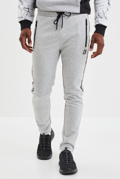 Pantalon de jogging stretch Liberto gris homme