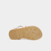 Sandales avec brides bleu ciel fille