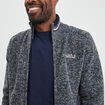 Gilet zippé Creeks gris foncé homme