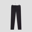 Pantalon slim stretch taille ajustable noir gar&ccedil;on