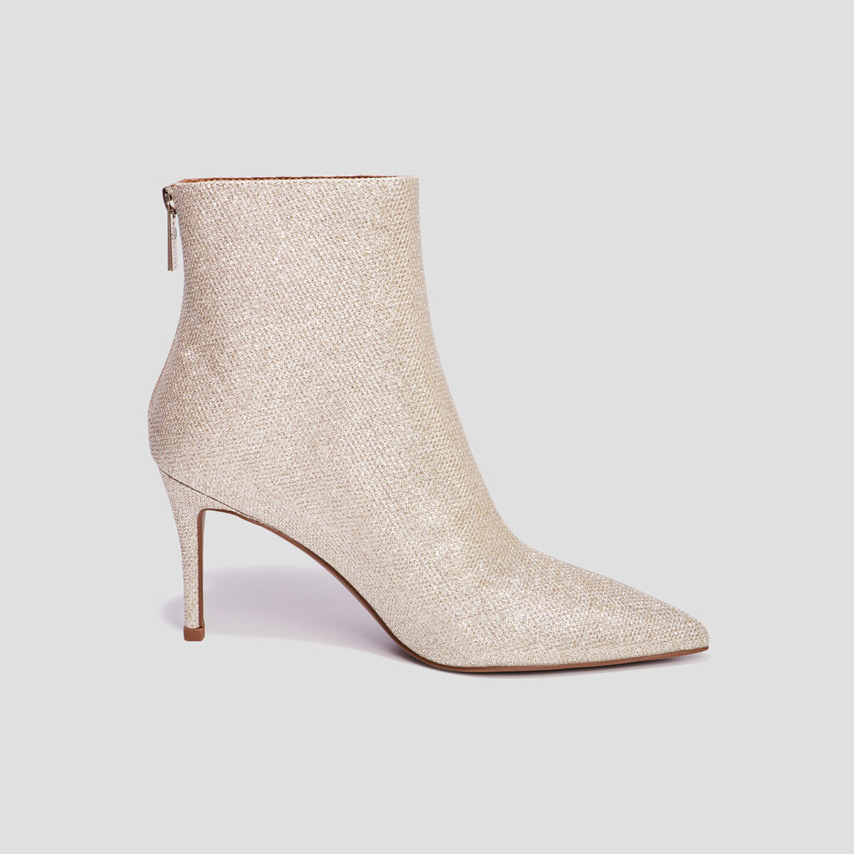 Bottines à talons aiguilles Mosquitos jaune or femme