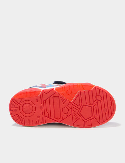 Baskets running lumineuses Spider-Man bleu gar&ccedil;on