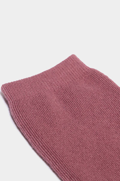 Lot 2 paires chaussettes thermiques vieux rose fille